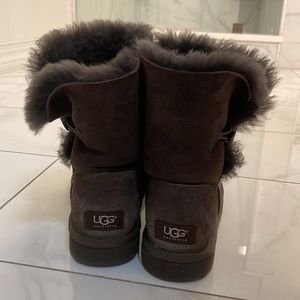 Brown Short Button Uggs